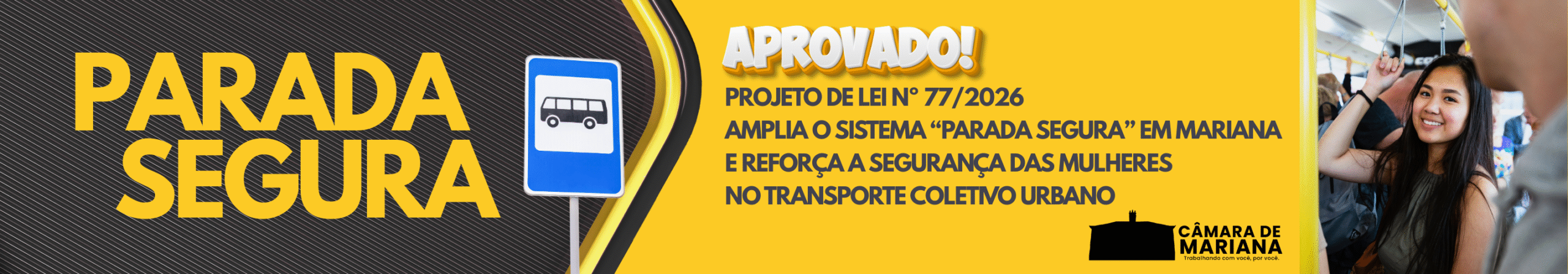 Câmara de Mariana avança na proteção às mulheres