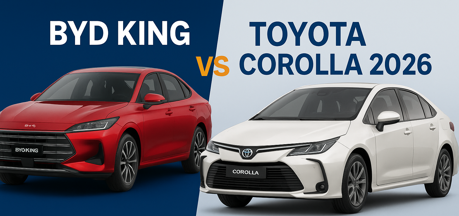 BYD King vs Corolla 2026.
