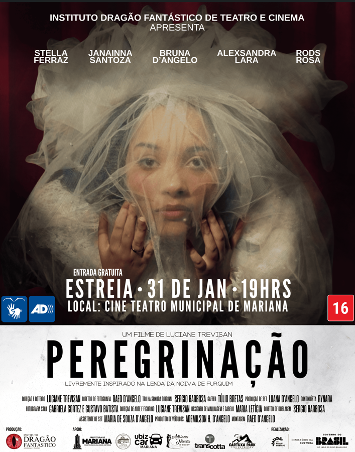 Filme “Peregrinação” estreia em Mariana com sessão gratuita e estética gótica inspirada em mitos dos Inconfidentes.