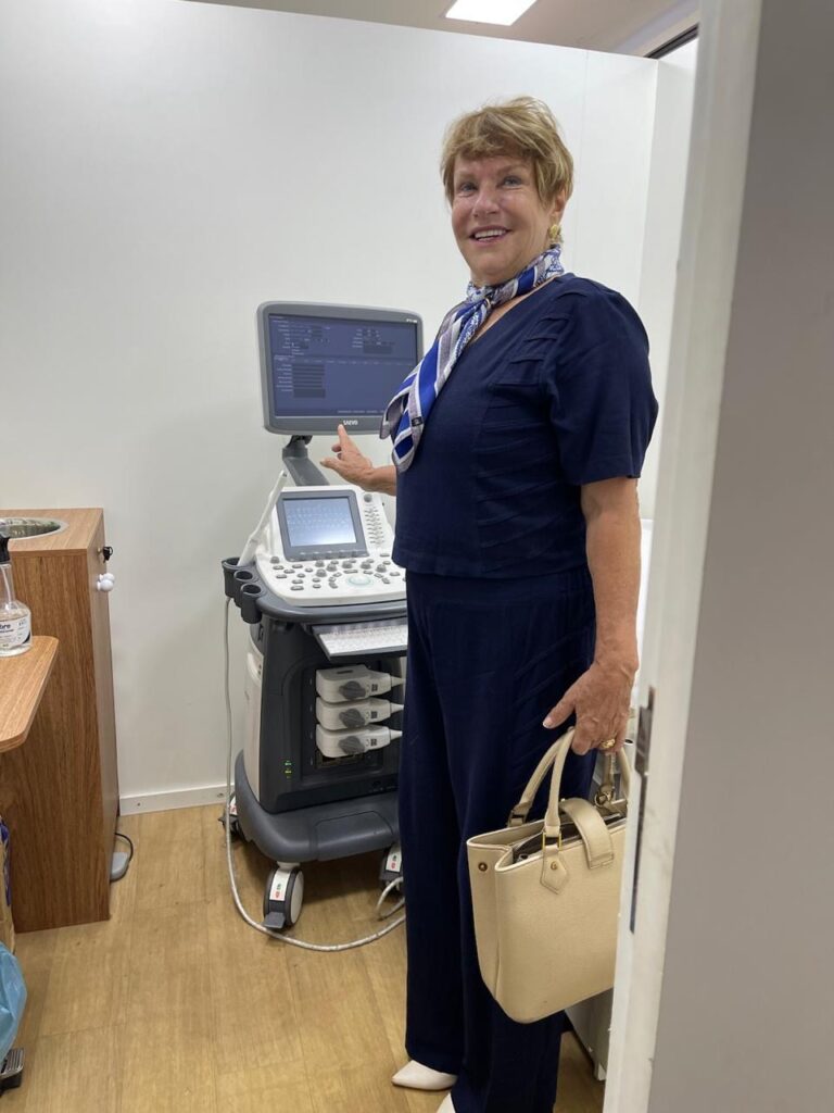 Sônia Azzi na carreta da mulher