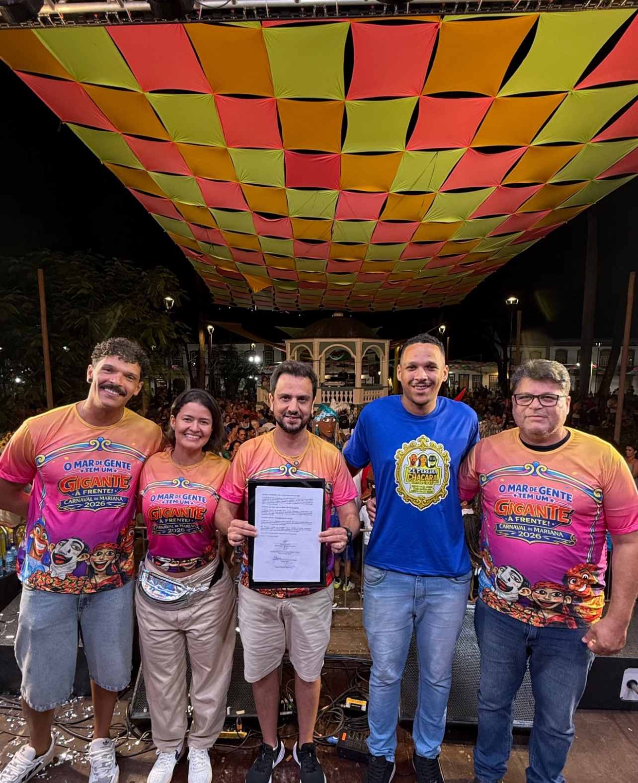 Juliano Duarte abre oficialmente o Carnaval de Mariana e anuncia quitação de dívida do Zé Pereira