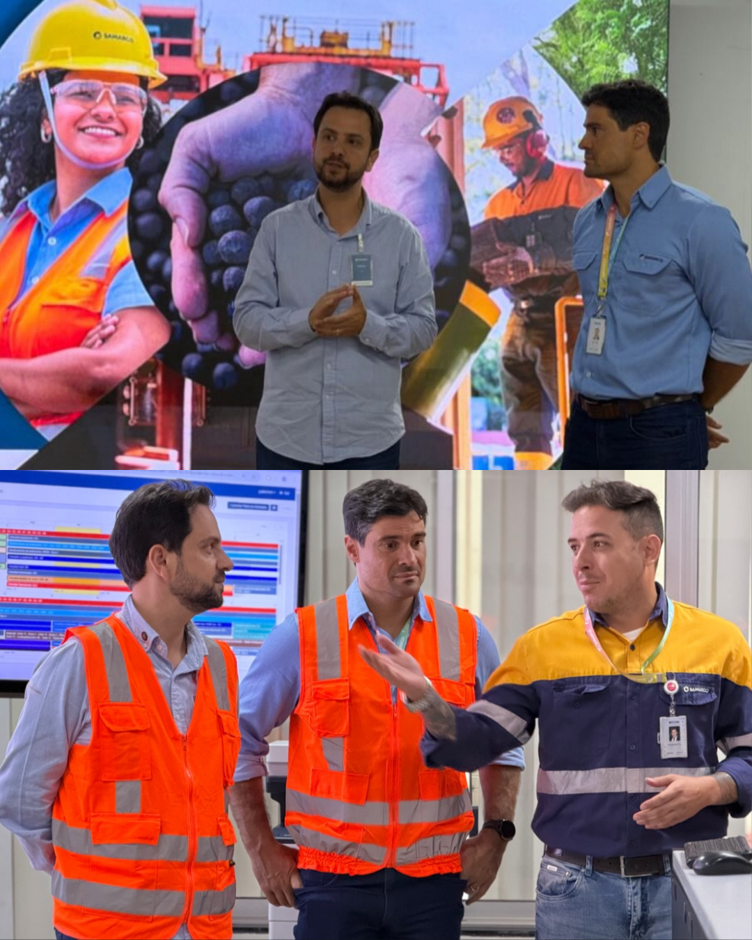 Prefeito visita Samarco para acompanhar nova etapa operacional da mineradora em Mariana