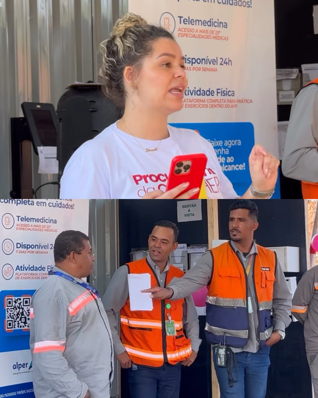 Procuradoria da Mulher leva debate sobre violência de gênero a trabalhadores da Samarco