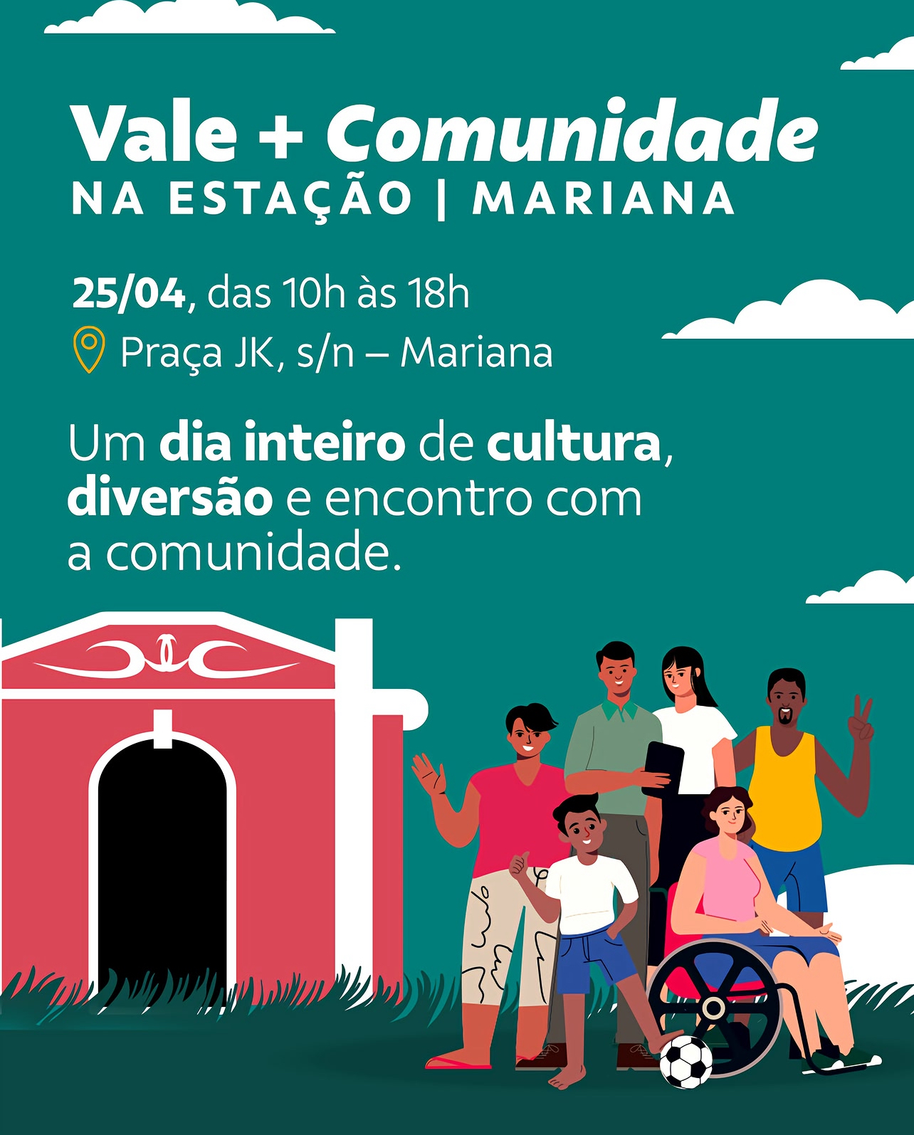 Vale promove evento gratuito com shows, oficinas e feira na Praça da Estação