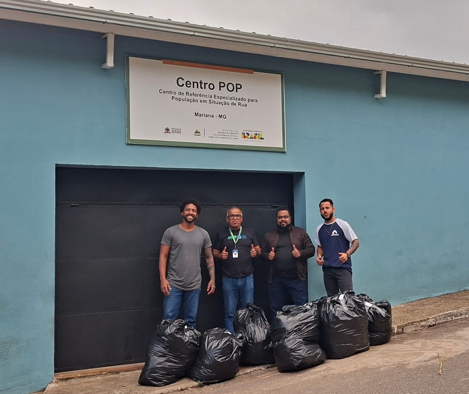 ACIAM/CDL destinam doações da Campanha do Agasalho ao Centro POP