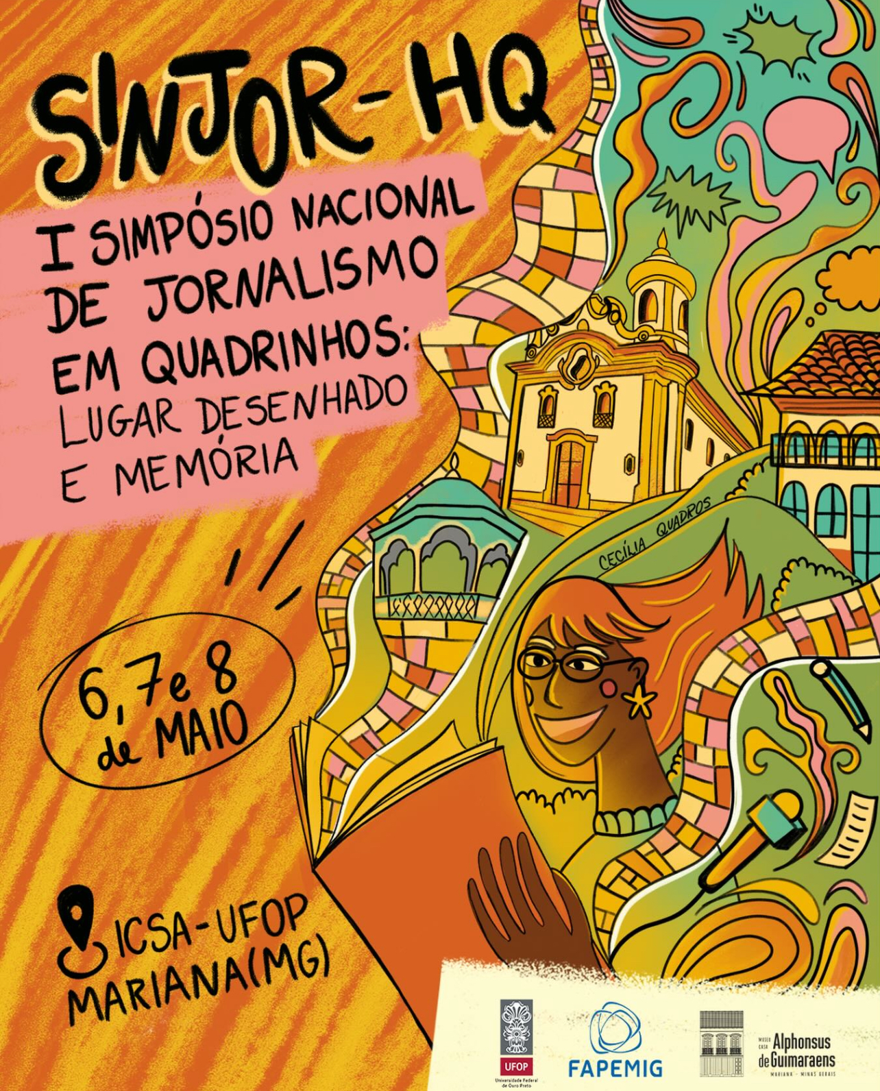 Mariana recebe primeiro simpósio nacional de jornalismo em quadrinhos