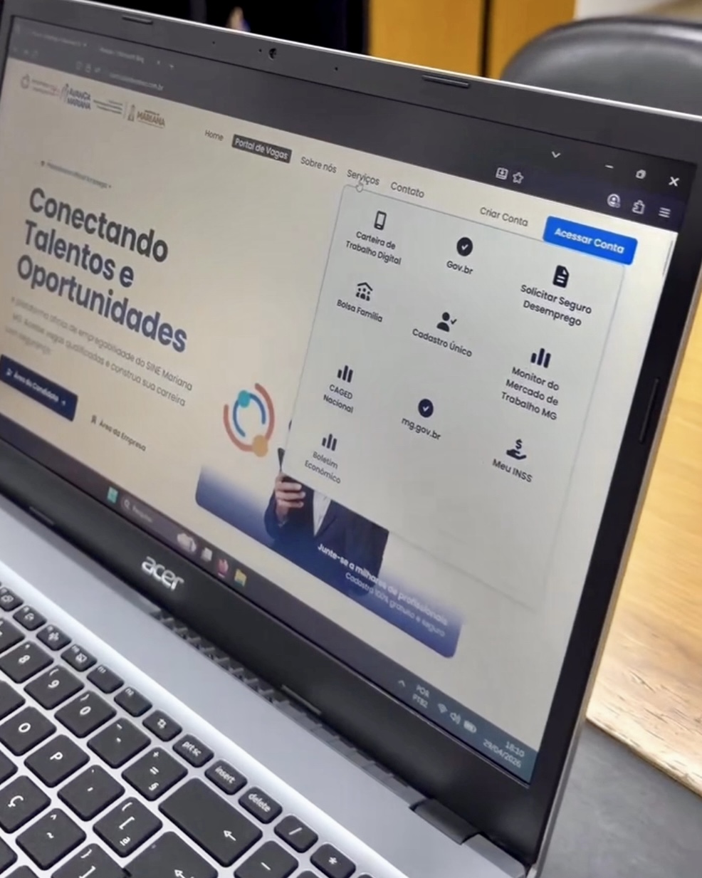 Nova plataforma reúne vagas e serviços trabalhistas e aposta na conexão entre candidatos e empresas