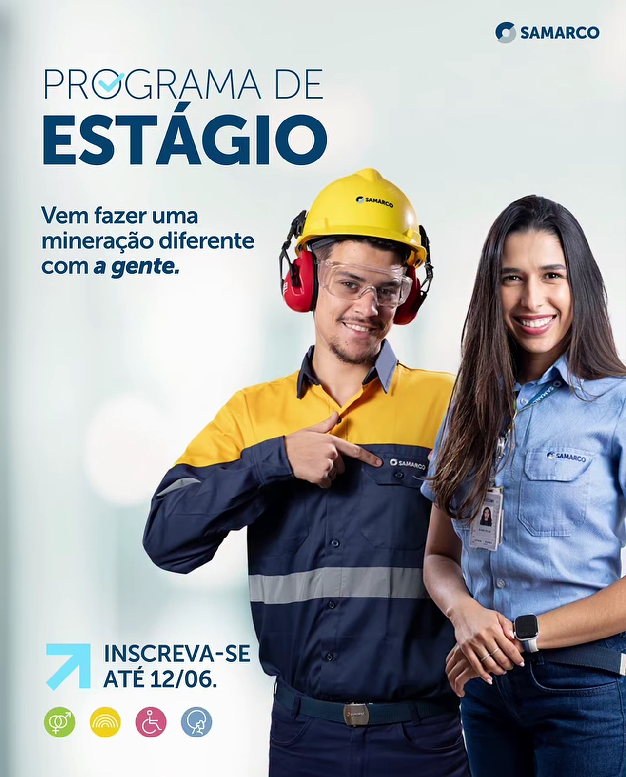 Samarco abre inscrições para Programa de Estágio 2026 com vagas em Mariana e outras cidades de MG e ES