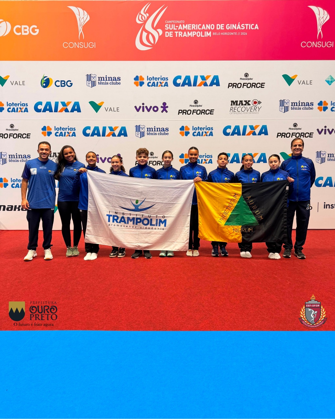 Instituto Trampolim conquista cinco medalhas no Sul-Americano e terá atletas em Mundial na China